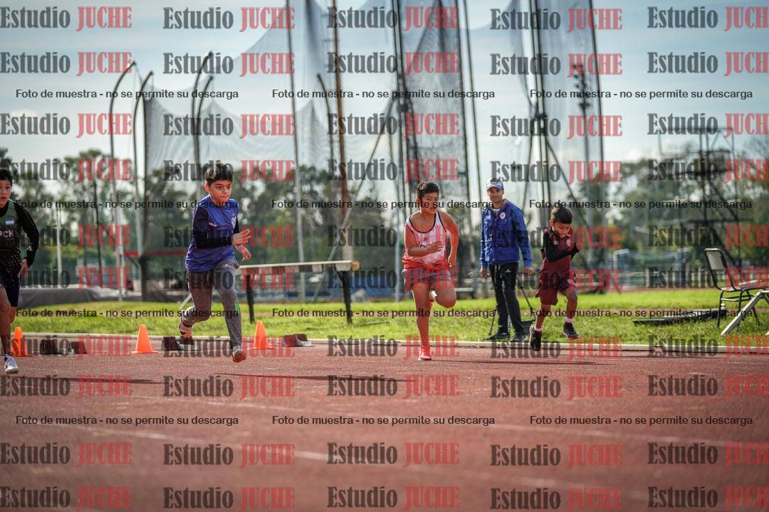 Fotos de los 50 m llanos de varones