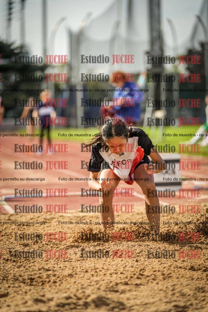 Fotos del salto en largo mujeres - U14