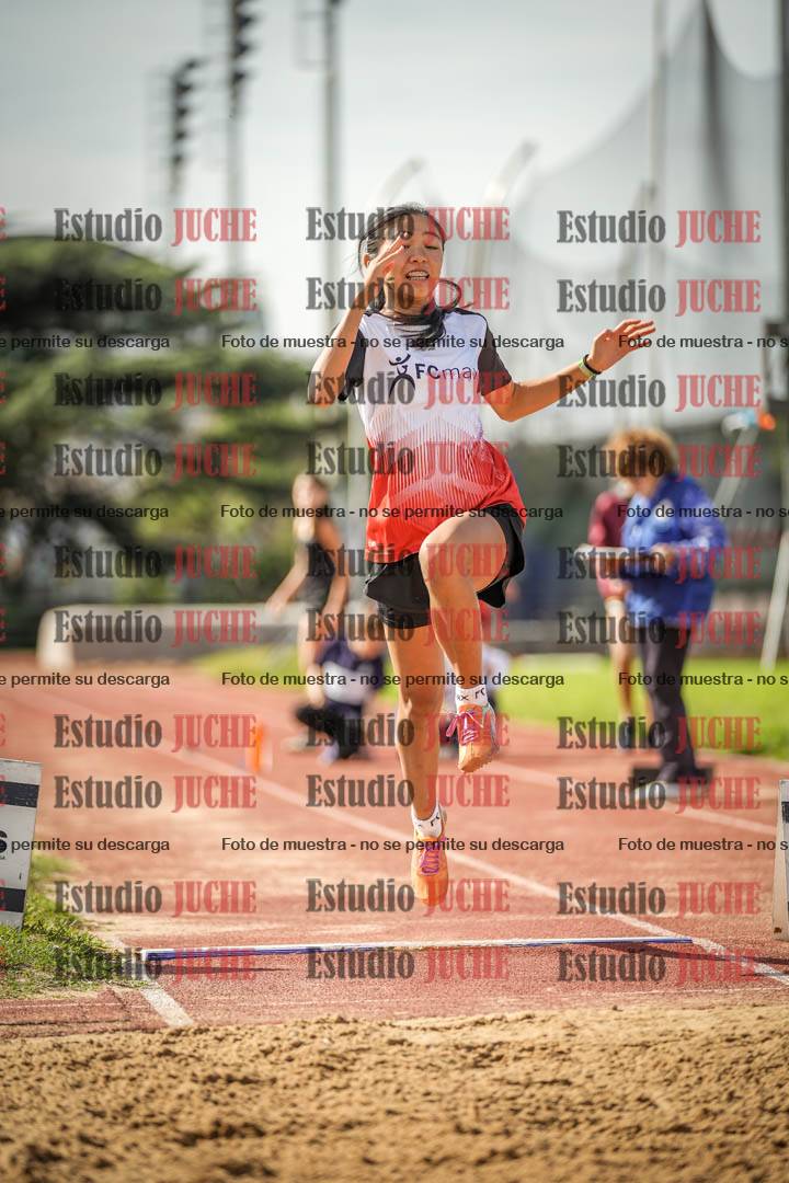Fotos del salto en largo mujeres - U14