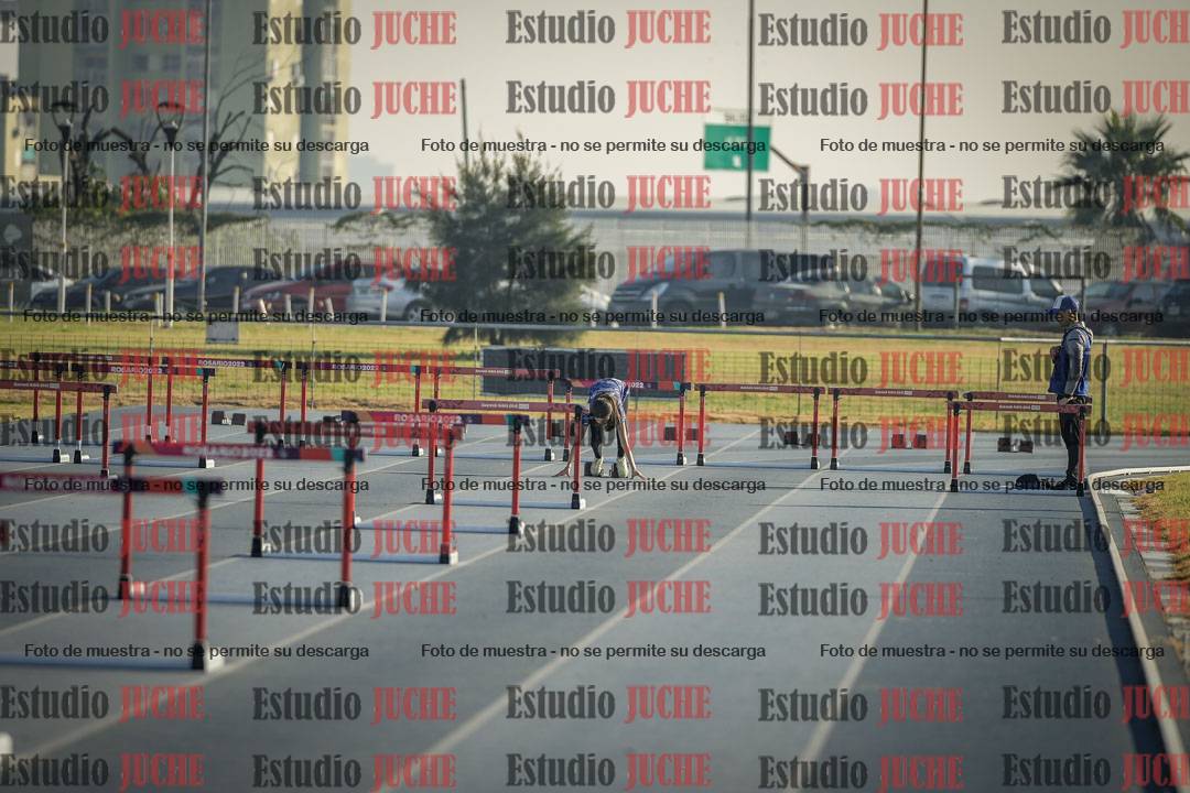 Fotos de los 80 m con vallas de mujeres