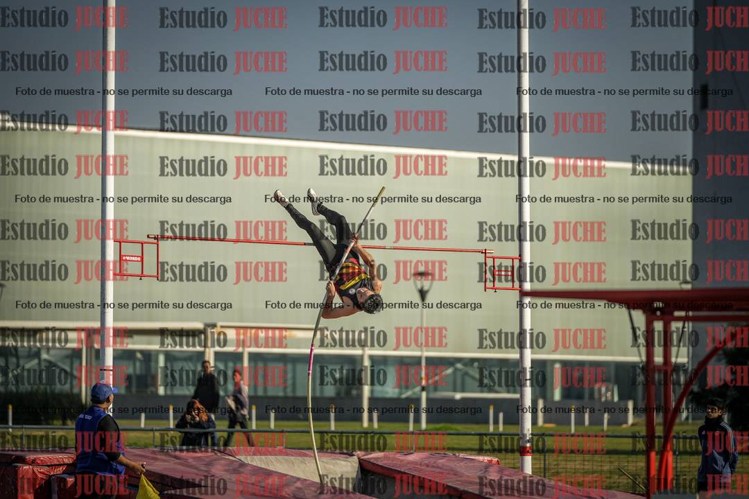 Fotos del salto con garrocha de mujeres y varones