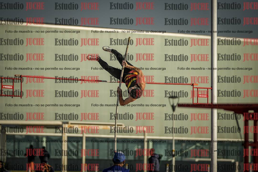 Fotos del salto con garrocha de mujeres y varones