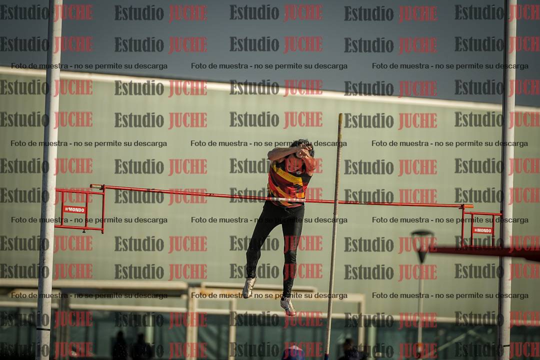 Fotos del salto con garrocha de mujeres y varones