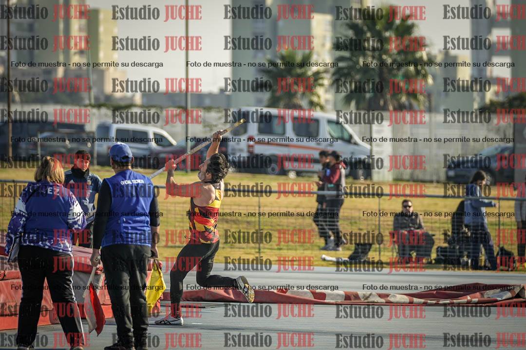 Fotos del salto con garrocha de mujeres y varones