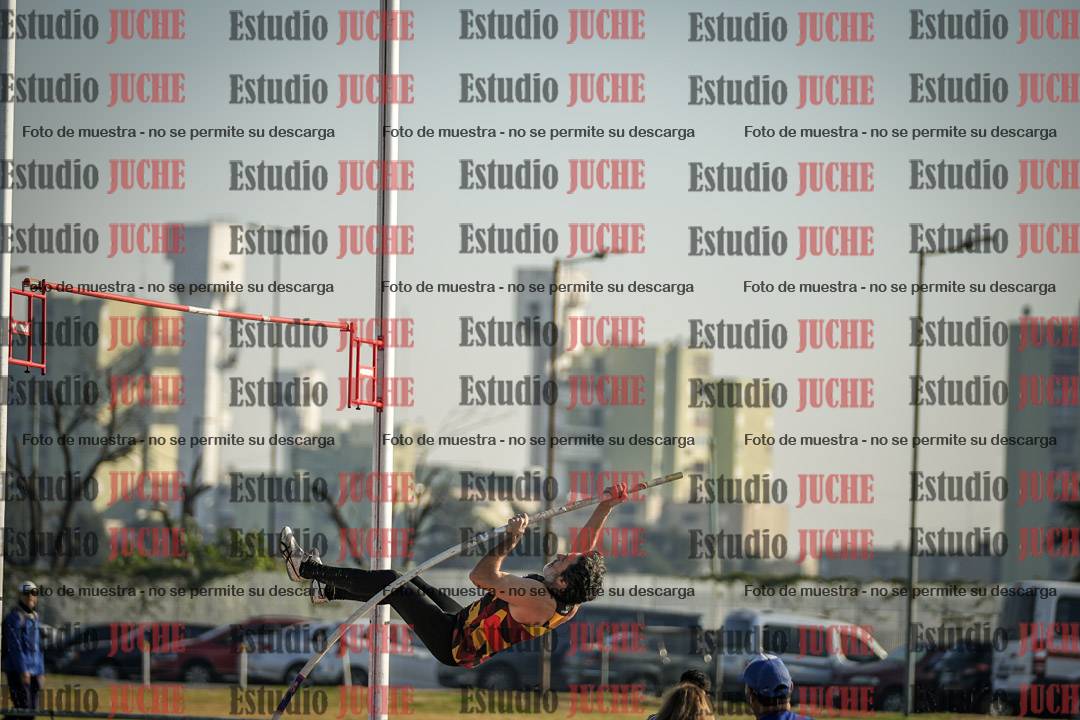 Fotos del salto con garrocha de mujeres y varones