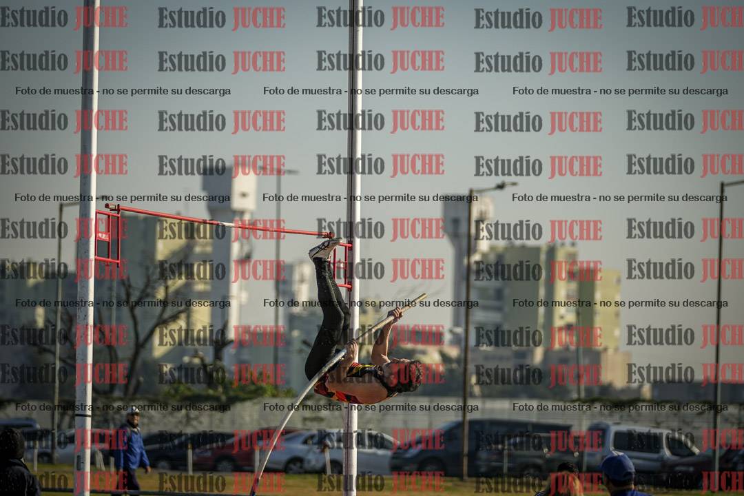 Fotos del salto con garrocha de mujeres y varones