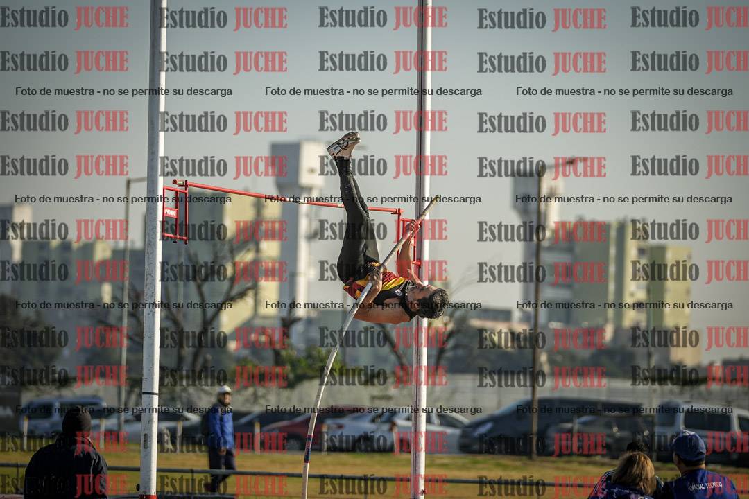 Fotos del salto con garrocha de mujeres y varones