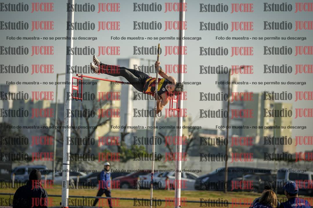 Fotos del salto con garrocha de mujeres y varones