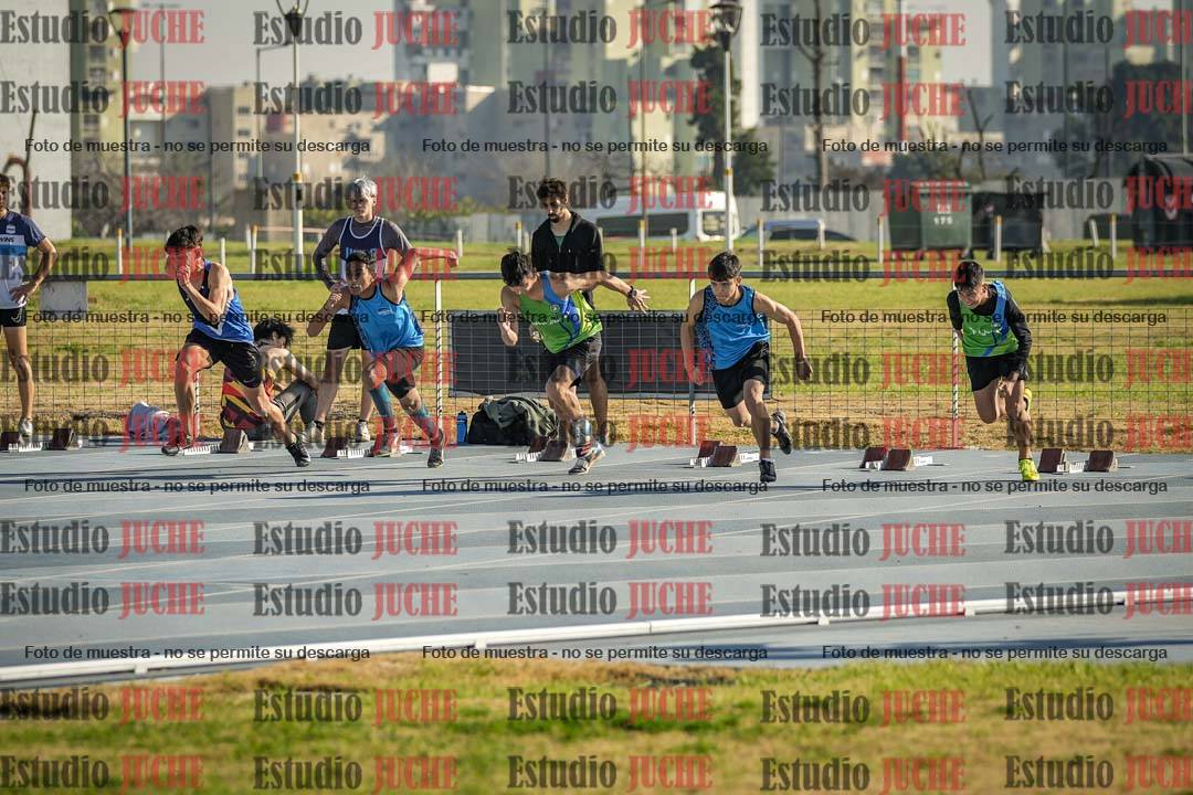 Fotos de los 110 m con vallas de varones