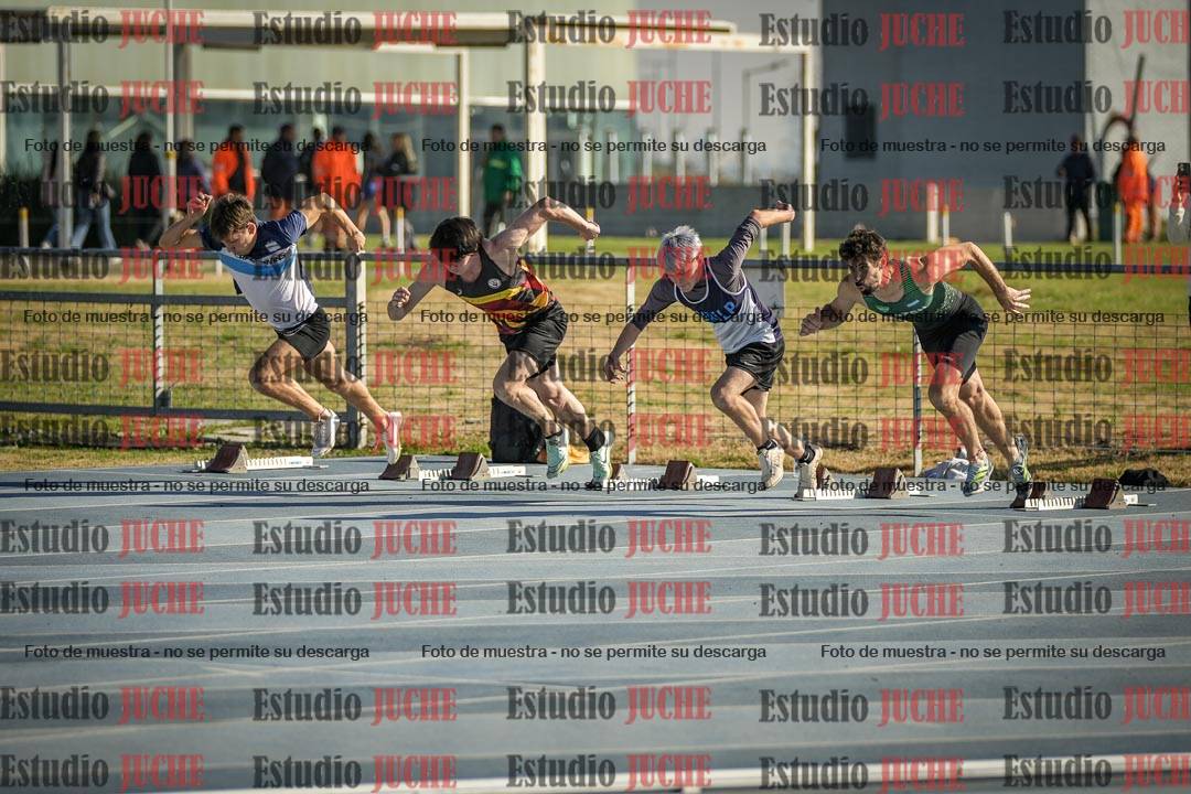 Fotos de los 110 m con vallas de varones