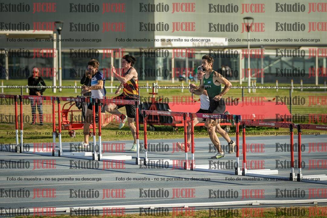 Fotos de los 110 m con vallas de varones