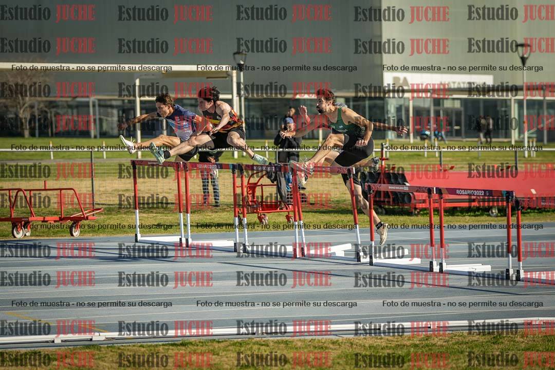 Fotos de los 110 m con vallas de varones