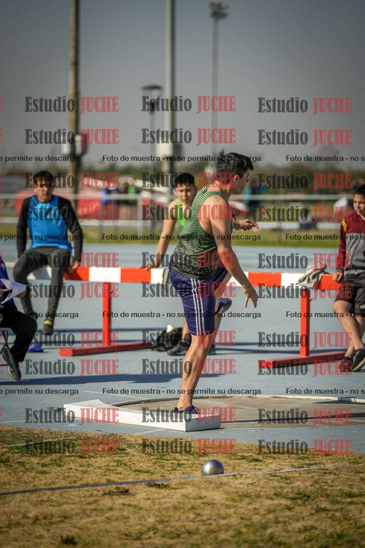 Fotos del lanzamiento de bala de varones