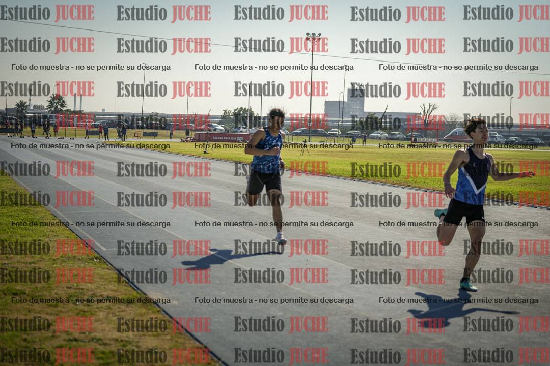 Fotos de los 100 m llanos de varones