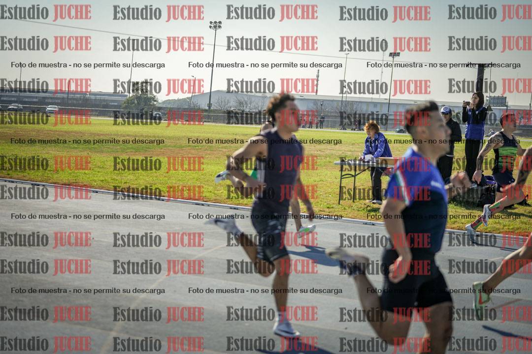 Fotos de los 100 m llanos de varones
