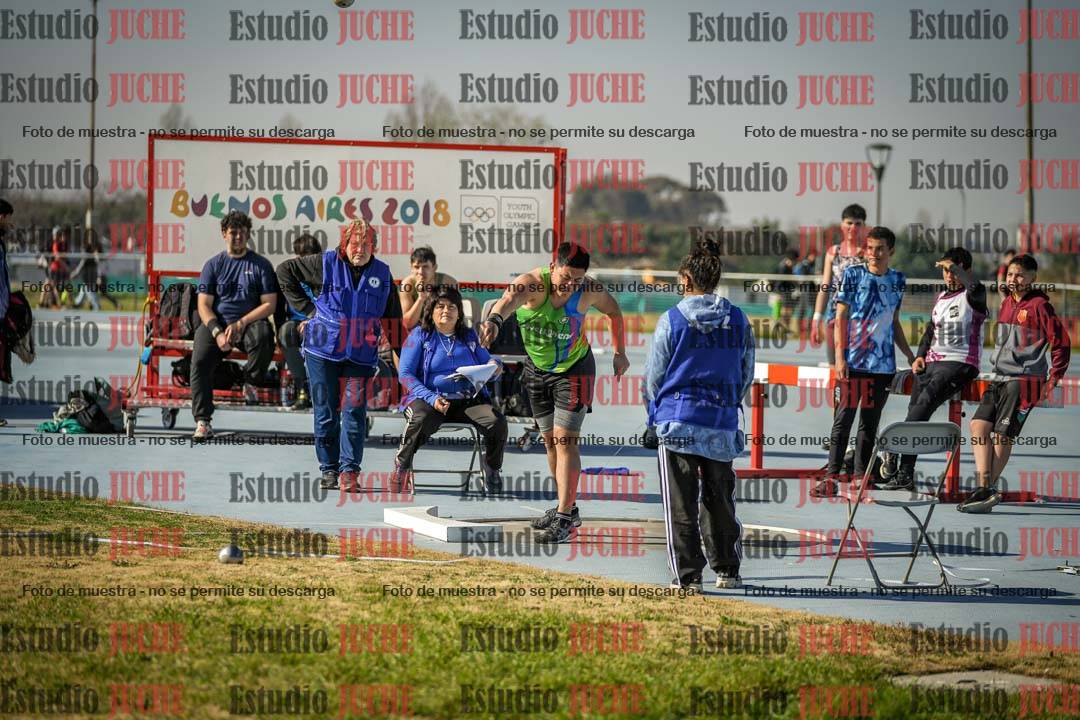 Fotos del lanzamiento de bala de varones