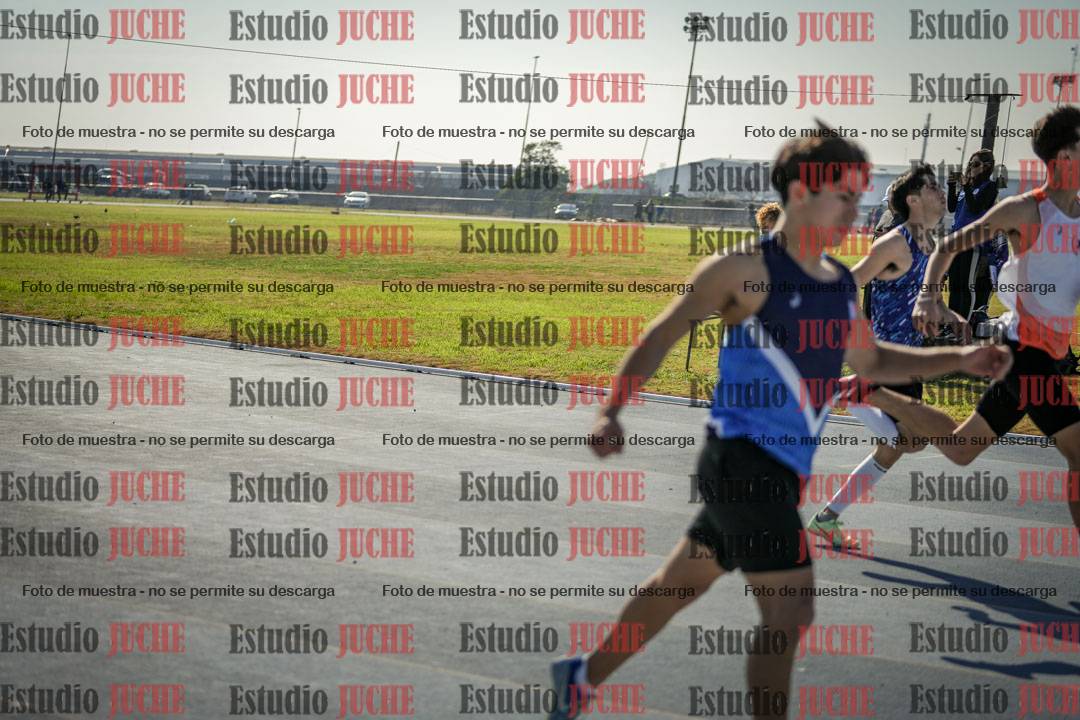 Fotos de los 100 m llanos de varones