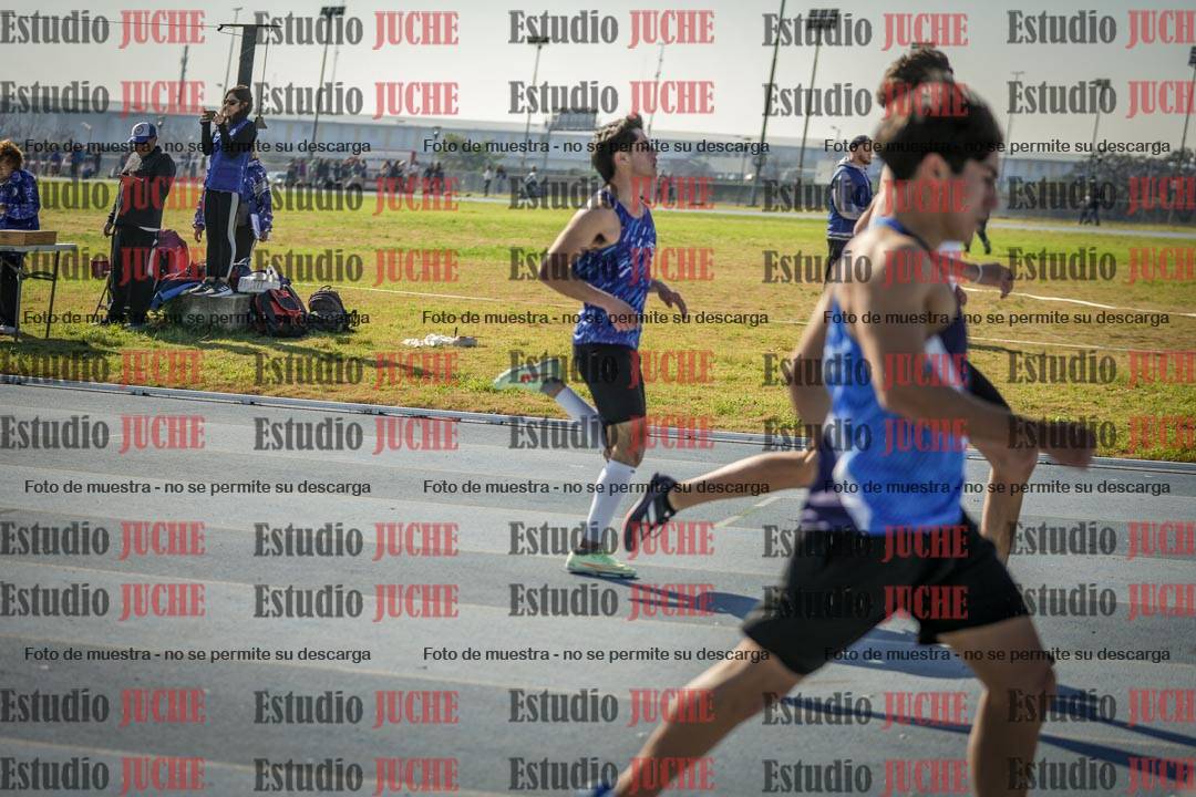 Fotos de los 100 m llanos de varones