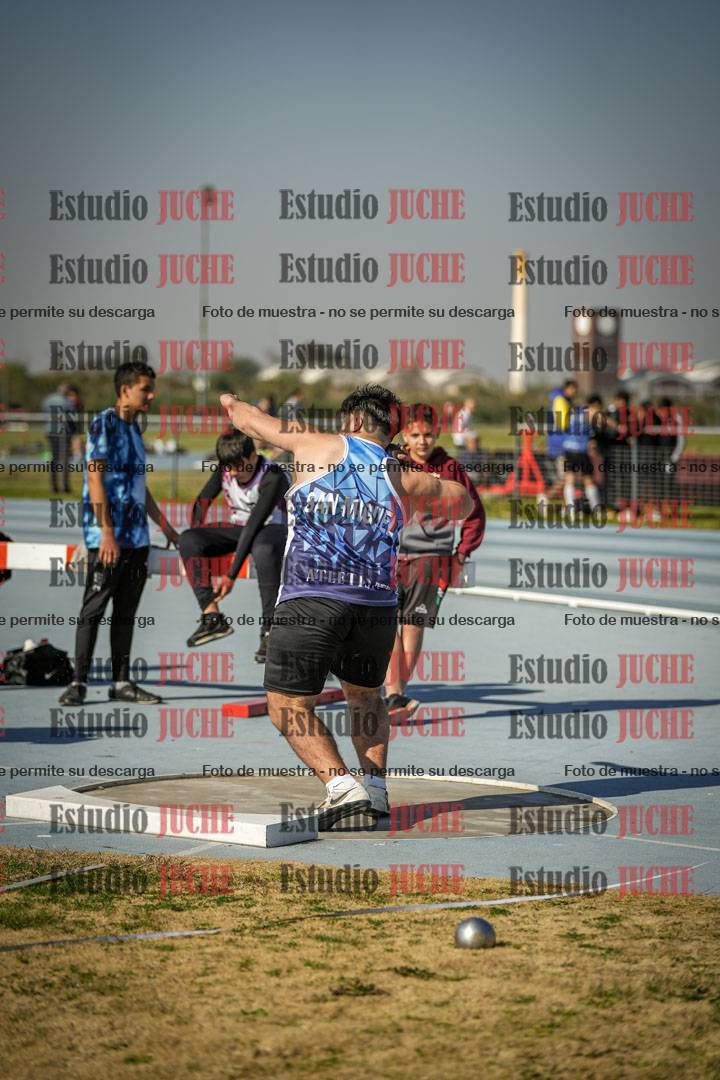 Fotos del lanzamiento de bala de varones