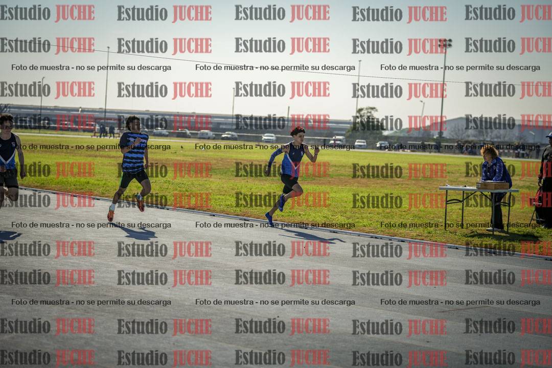 Fotos de los 100 m llanos de varones