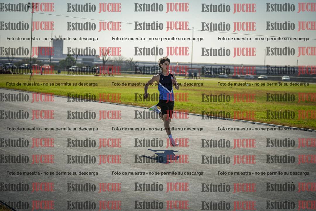 Fotos de los 100 m llanos de varones