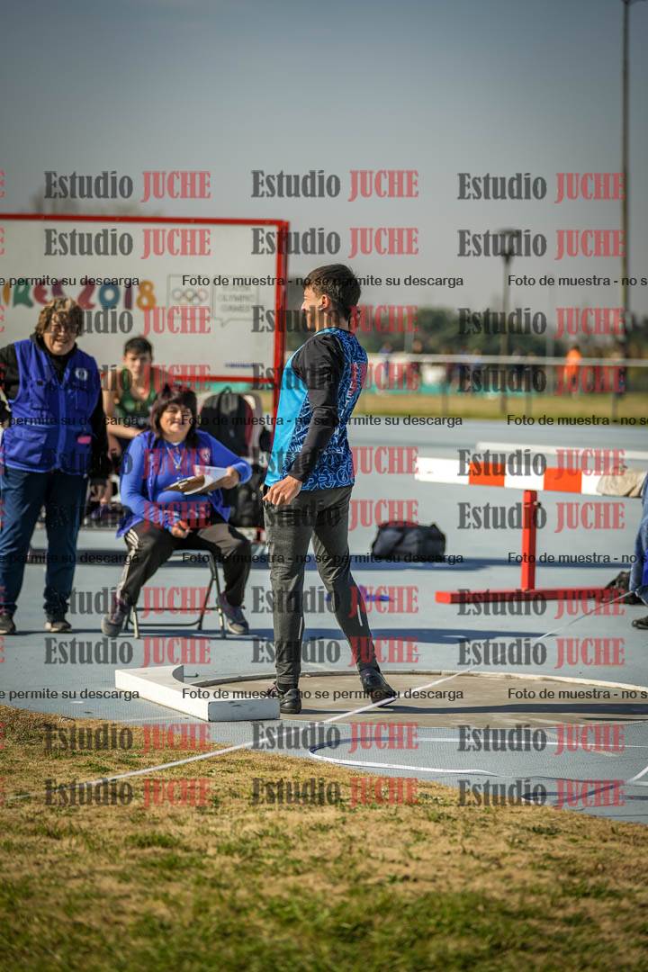 Fotos del lanzamiento de bala de varones
