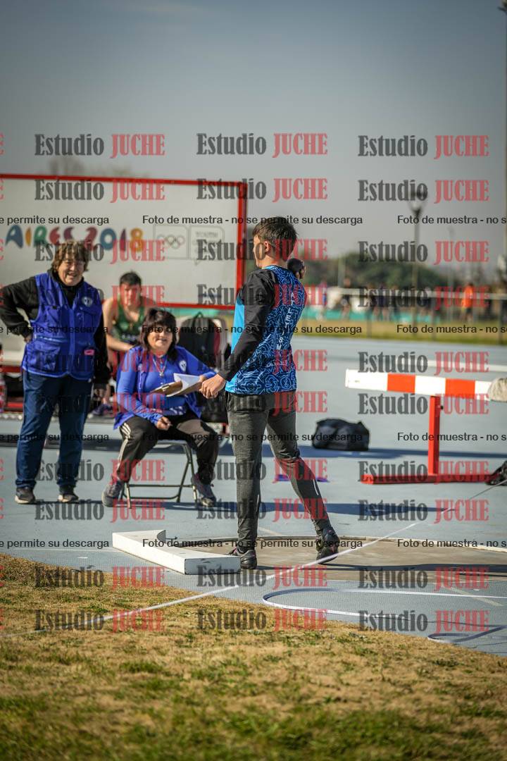 Fotos del lanzamiento de bala de varones