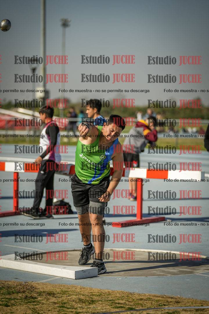 Fotos del lanzamiento de bala de varones