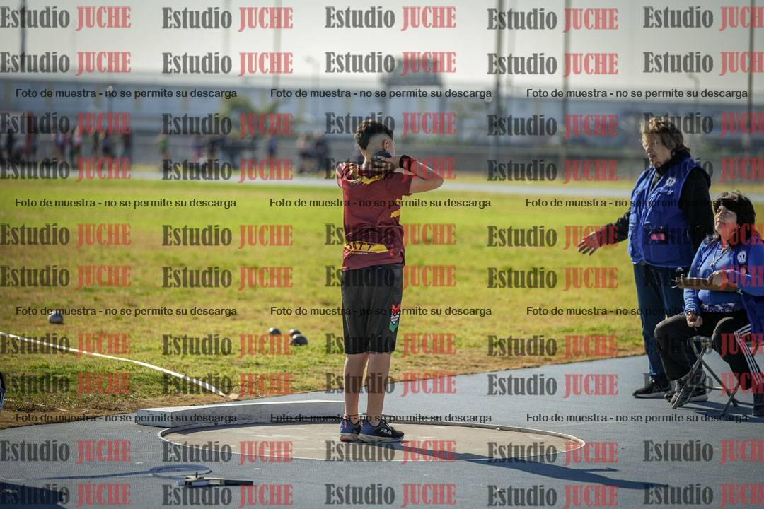Fotos del lanzamiento de bala de varones