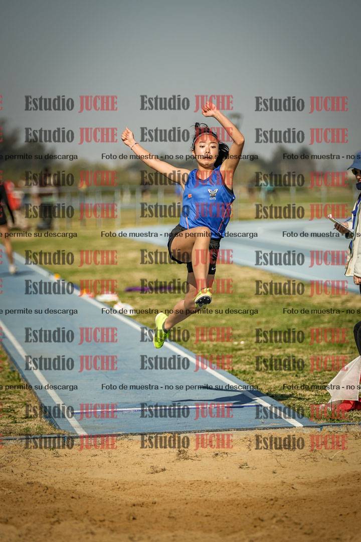Fotos del salto en largo de mujeres
