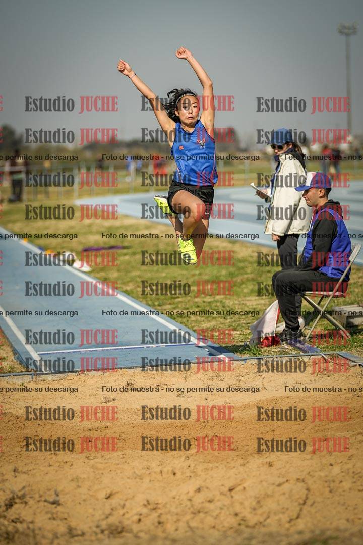 Fotos del salto en largo de mujeres