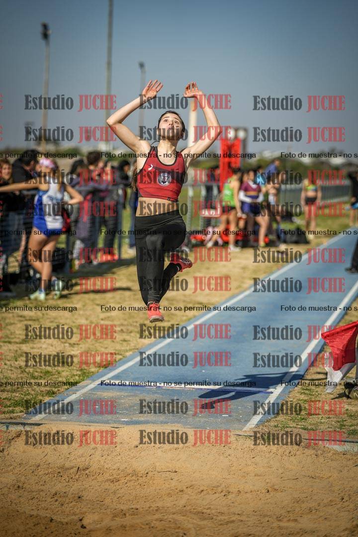 Fotos del salto en largo de mujeres