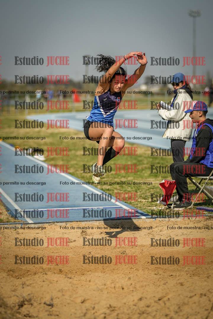 Fotos del salto en largo de mujeres