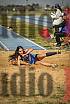 Fotos del salto en largo de mujeres