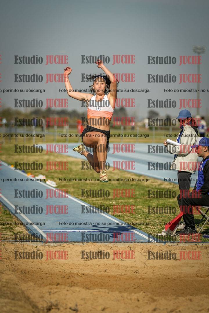 Fotos del salto en largo de mujeres