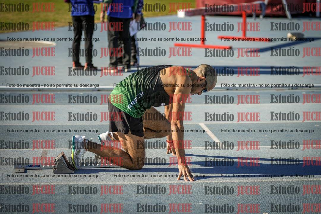 Fotos de los 400 m llanos de varones