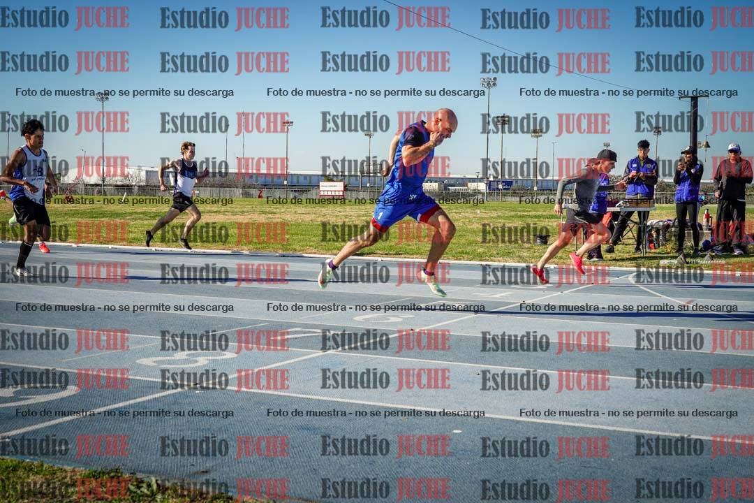 Fotos de los 400 m llanos de varones