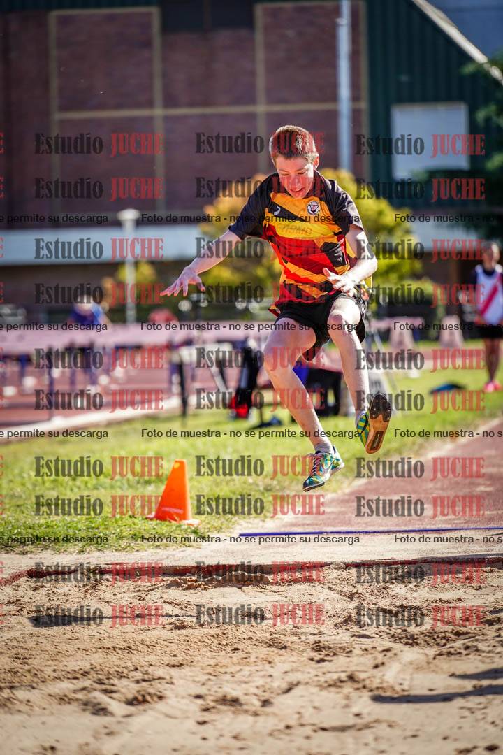 Fotos del salto en largo de varones