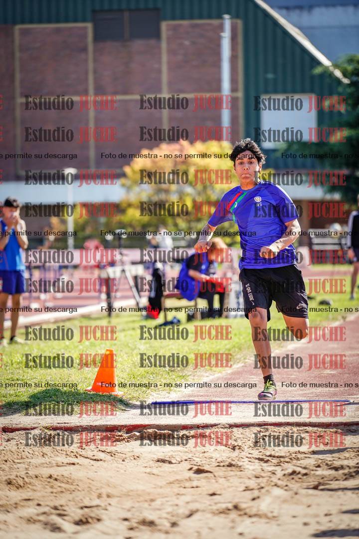 Fotos del salto en largo de varones