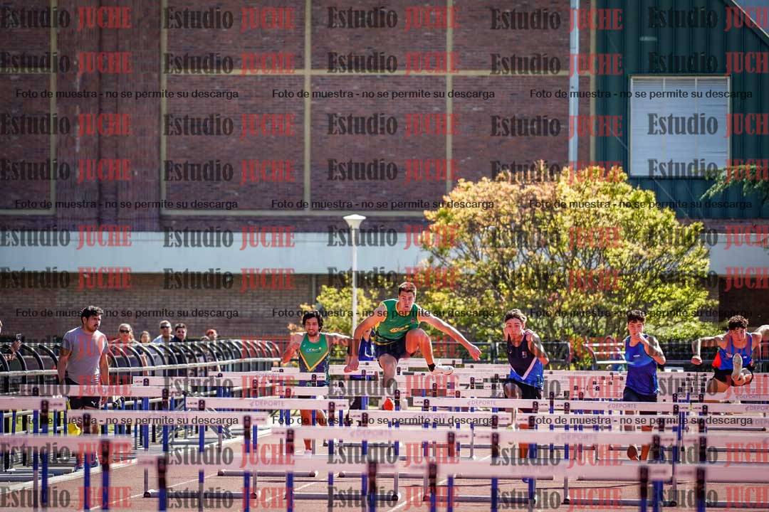 Fotos de los 110 m con vallas de varones