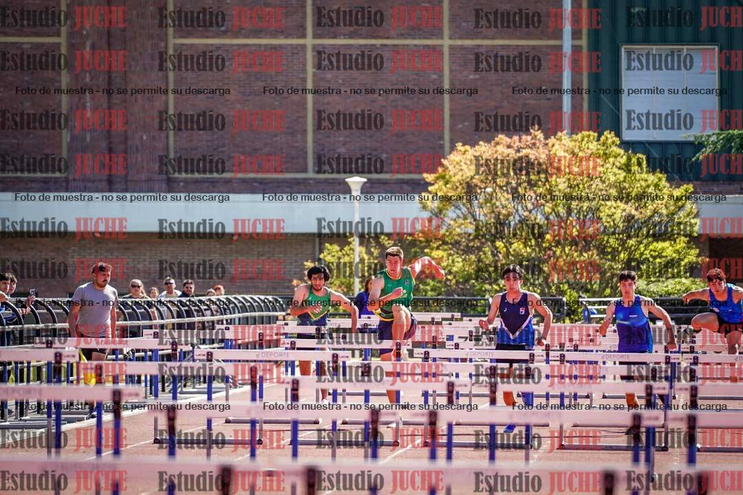 Fotos de los 110 m con vallas de varones