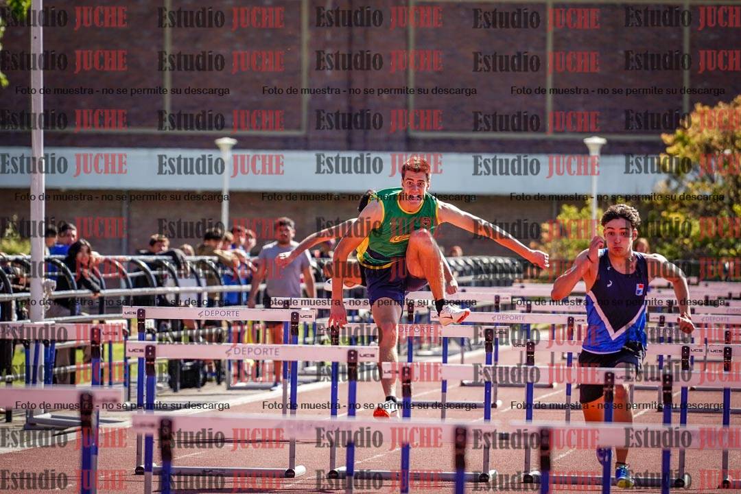 Fotos de los 110 m con vallas de varones