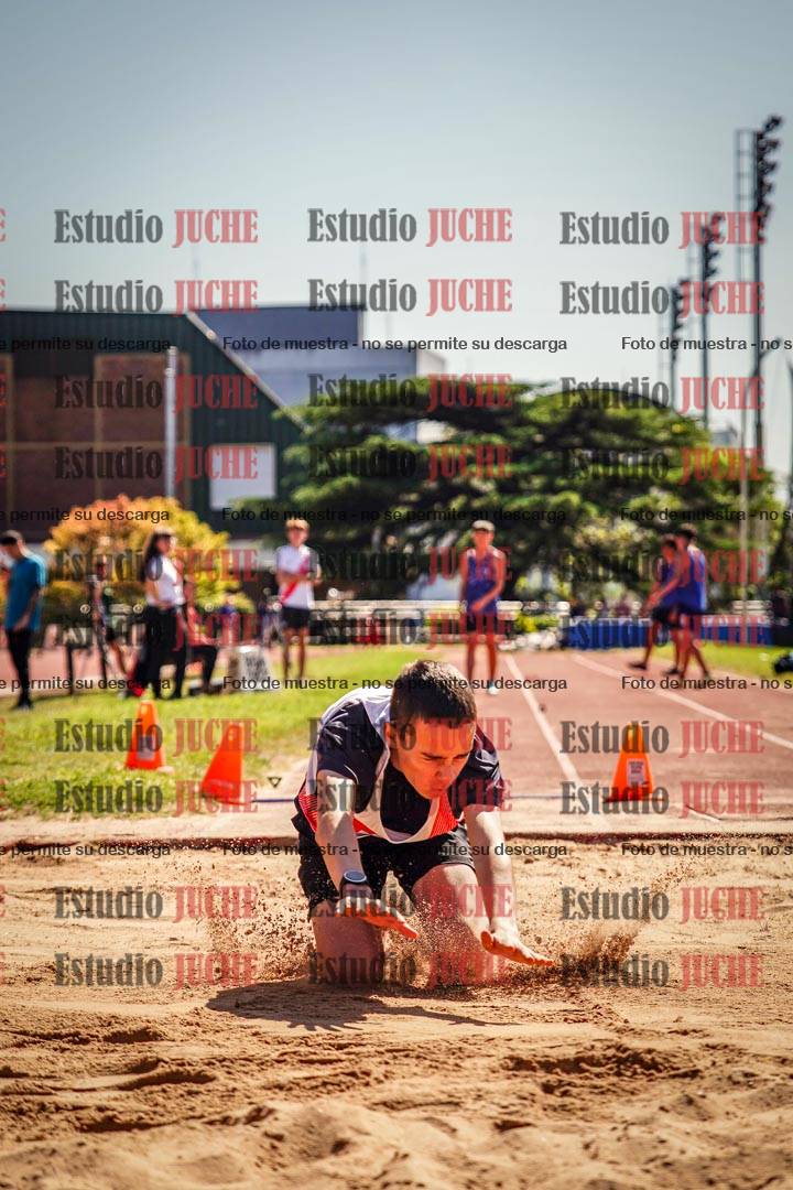 Fotos del salto en largo de varones