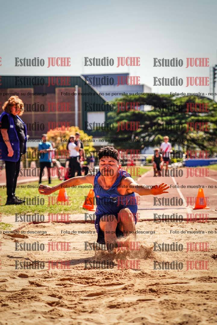 Fotos del salto en largo de varones