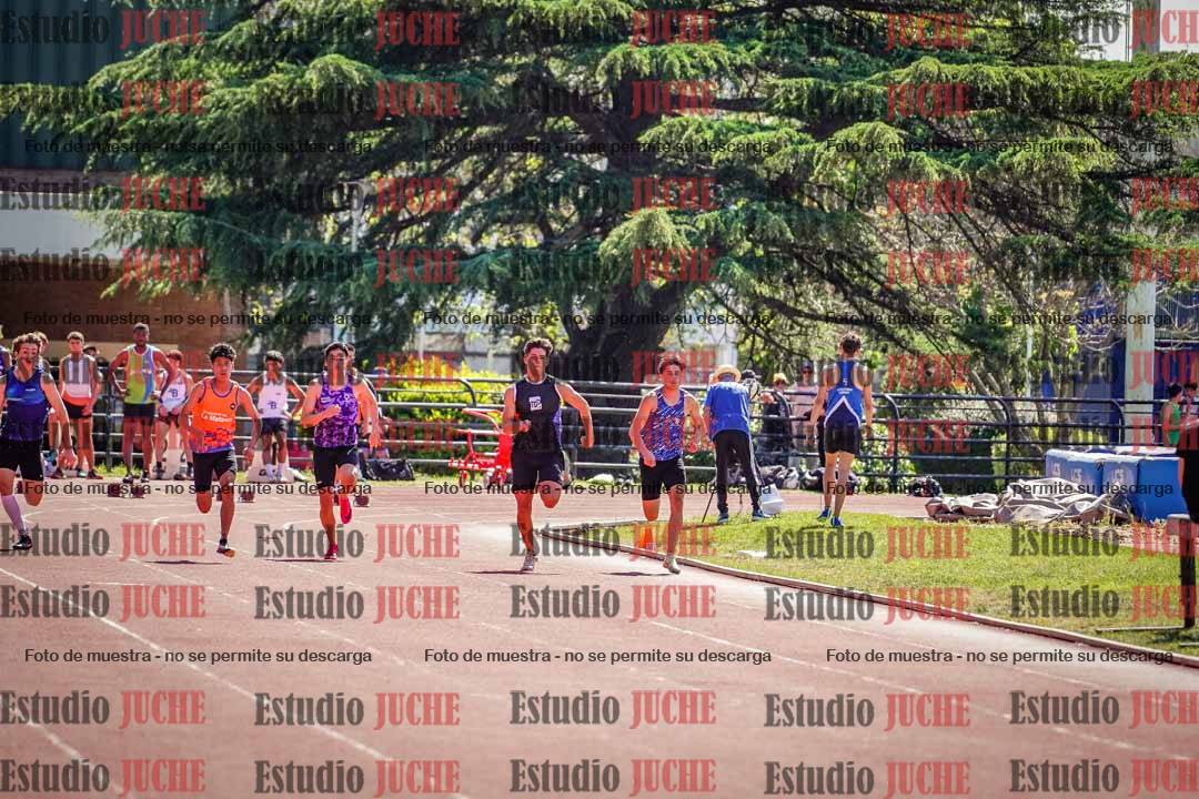 Fotos de los 100 m llanos de varones