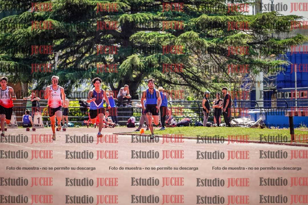 Fotos de los 100 m llanos de varones