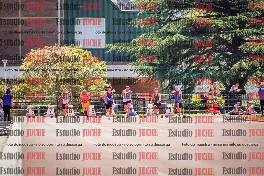 Fotos de los 100 m llanos de varones