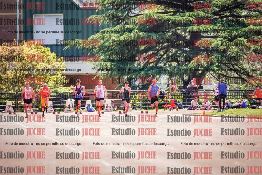 Fotos de los 100 m llanos de varones
