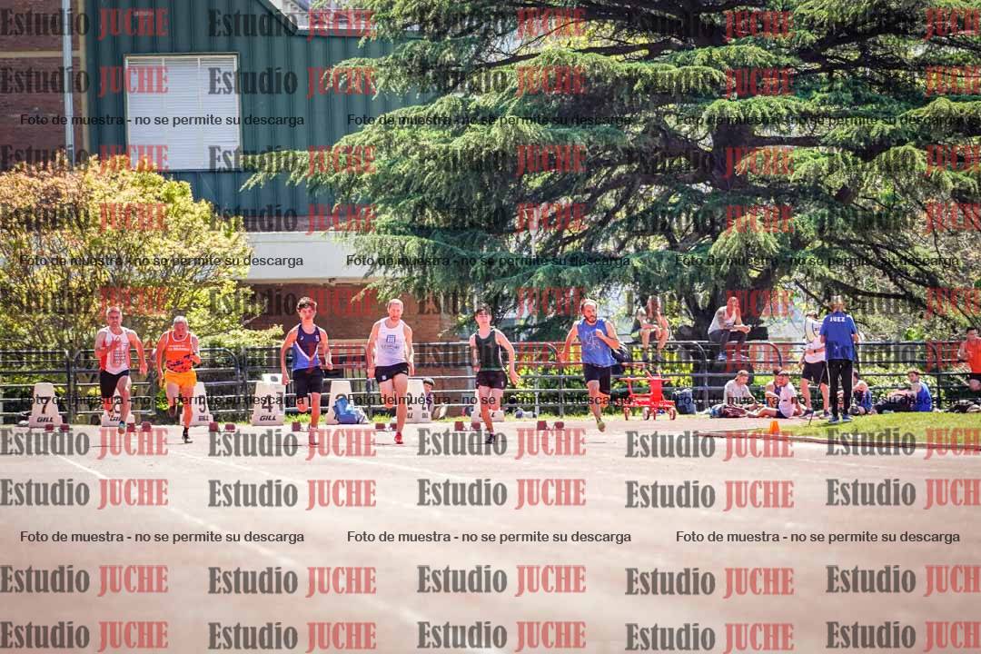 Fotos de los 100 m llanos de varones