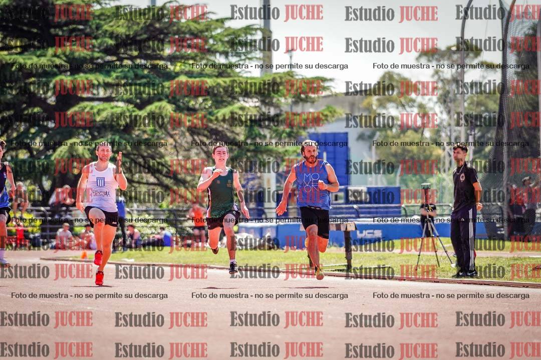 Fotos de los 100 m llanos de varones